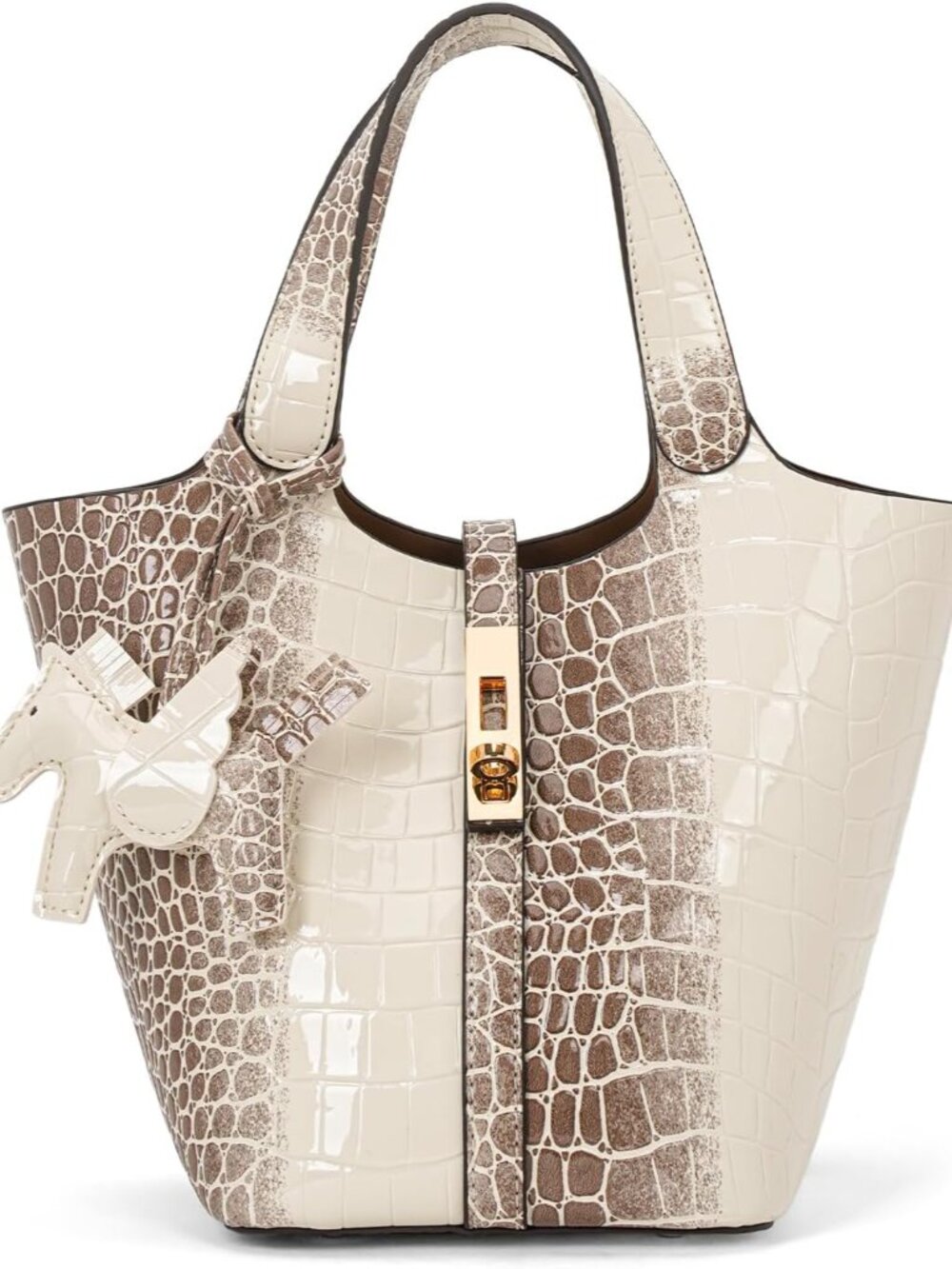 Tote Bag for Women Crocodile Pattern Satchel Bag for Women Shoulder Handbag Purs
